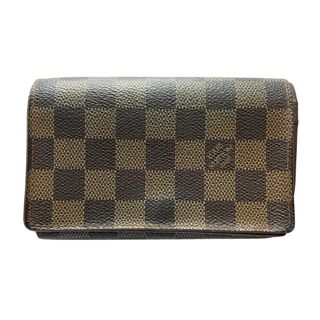 ルイヴィトン(LOUIS VUITTON)のLV　ルイヴィトン　ダミエ　L字　折り財布　メンズ　レディース(折り財布)