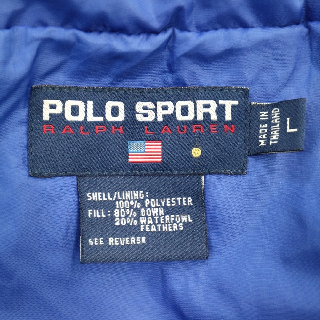 POLO SPORT ポロスポーツ　90s ワンポイントロゴ　ダウンジャケット