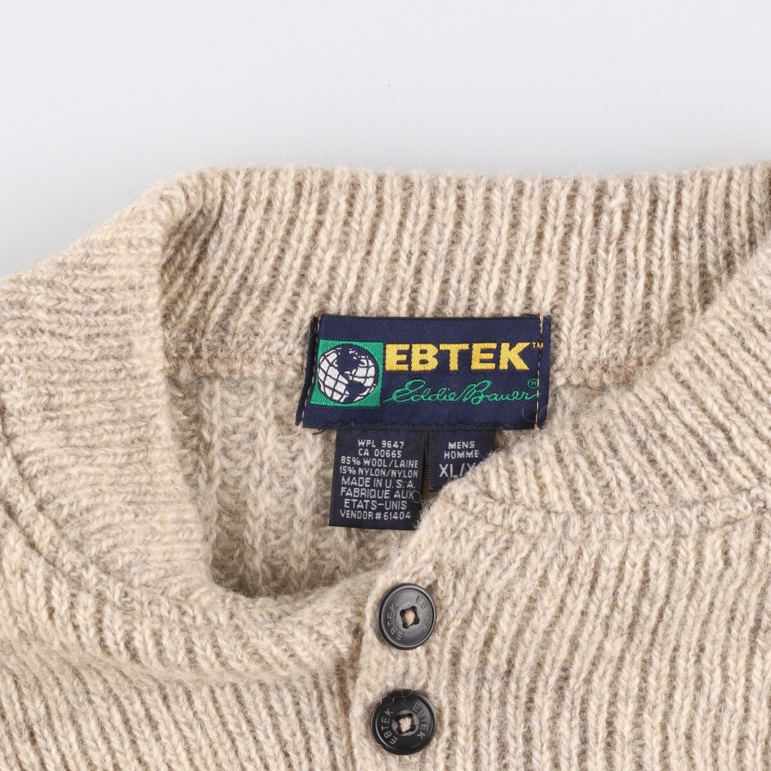 Eddie Bauer - 古着 90年代 エディーバウアー Eddie Bauer ヘンリー