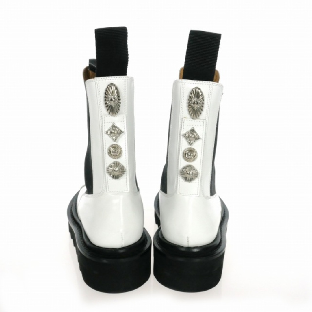 トーガ プルラ TOGA PULLA メタル サイドゴア ブーツ 35 白 レディースの靴/シューズ(ブーツ)の商品写真