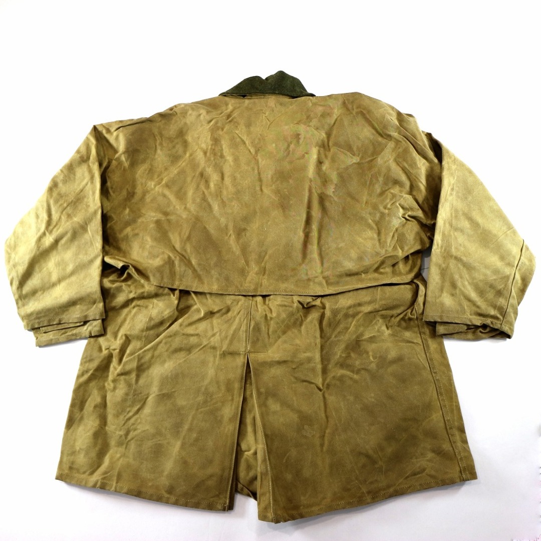 70年代 USA製 FILSON フィルソン オイルドハンティングジャケット アウトドア ワーク ベージュ (メンズ XL) 中古 古着 O0246