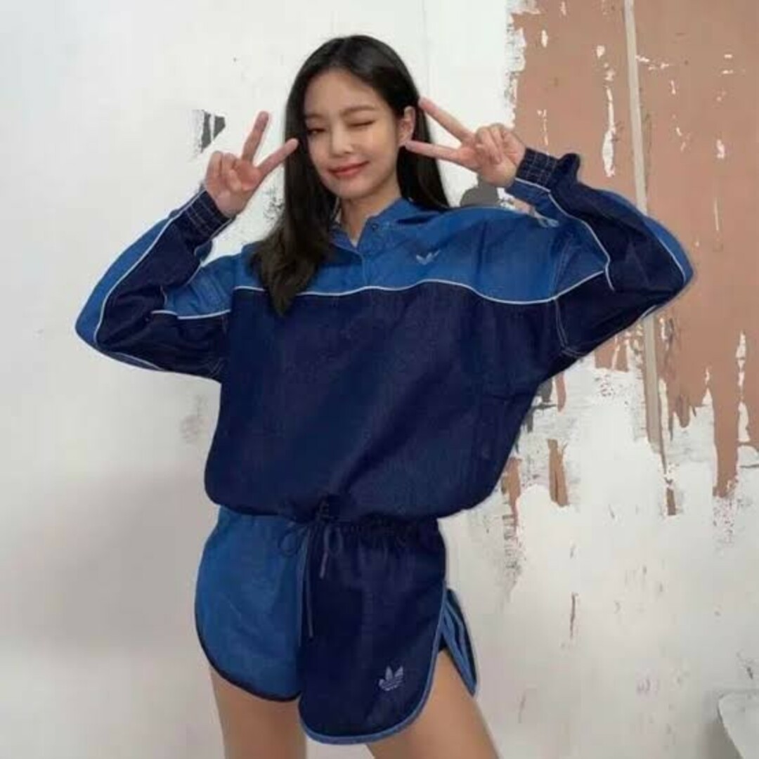 adidas - 【BLACKPINKジェニーさん着用】adidas☆デニムジャケット☆M