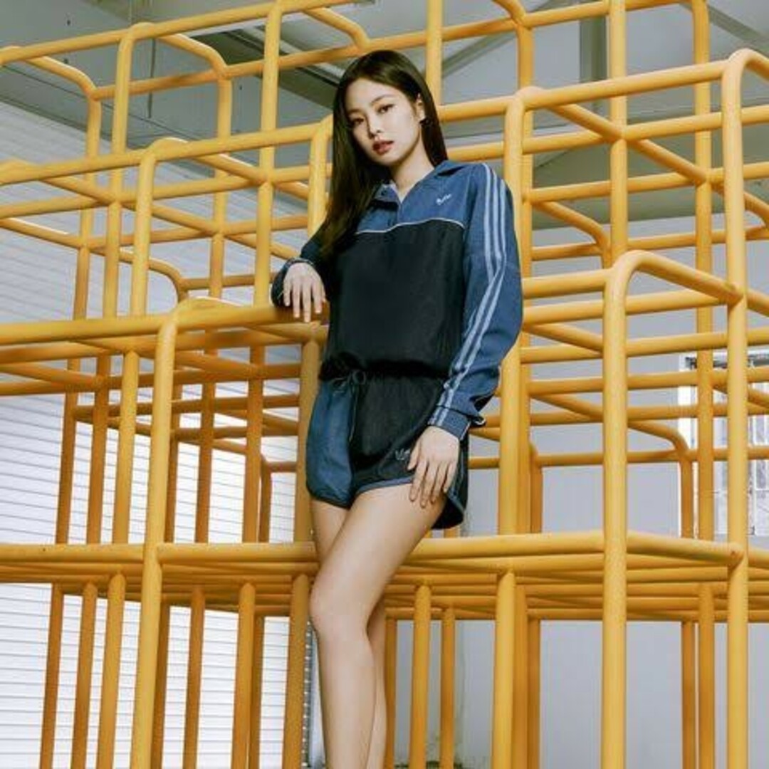 【BLACKPINKジェニーさん着用】adidas★デニムジャケット★M