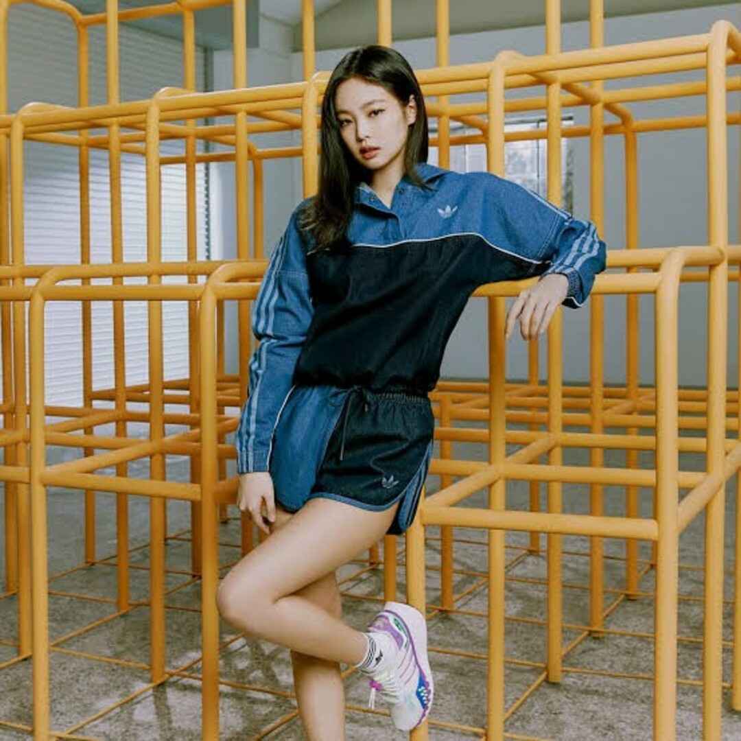 【BLACKPINKジェニーさん着用】adidas★デニムジャケット★M