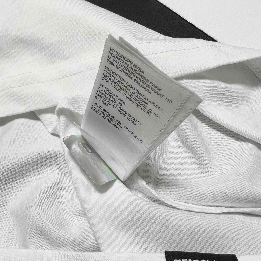 THE NORTH FACE(ザノースフェイス)のM 海外限定 ノースフェイス ビッグ ロゴ ロンＴ 長袖 Tシャツ ロゴT 白 メンズのトップス(Tシャツ/カットソー(七分/長袖))の商品写真