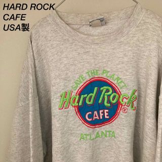 XL✨USA製 HARD ROCK CAFE アトランタ スウェット