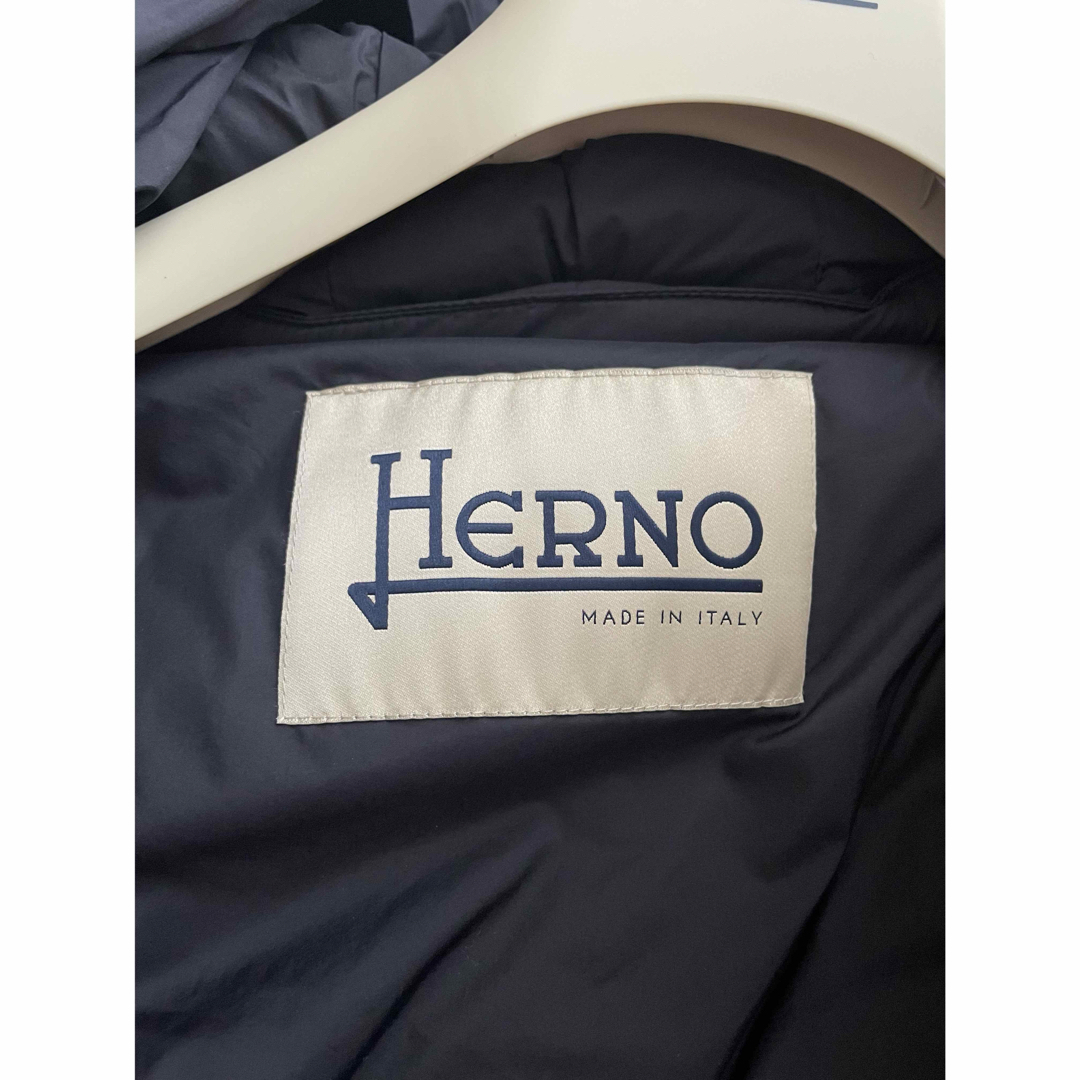 HERNO(ヘルノ)の【新品未使用】HERNOヘルノ　ダウン　ウールコンビコート　ハイブリッド レディースのジャケット/アウター(ダウンコート)の商品写真