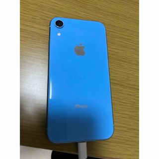 アイフォーン(iPhone)の【美品】iPhone XR 128G 中古　ブルー(スマートフォン本体)