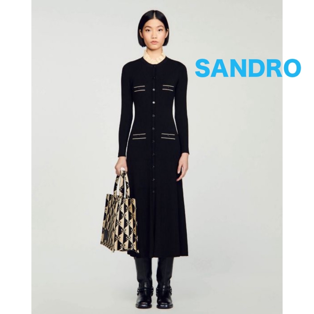 Sandro - ❇️Sandor正規23秋冬新作サンドロパリジェンヌブラック ...