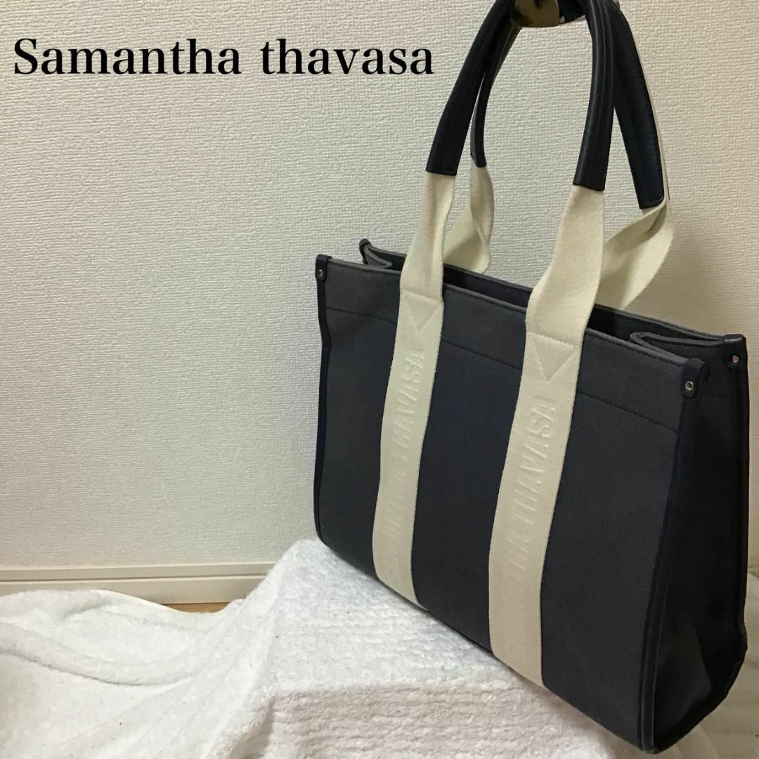 Samantha Thavasa(サマンサタバサ)の美品✨Samantha Thavasaサマンサタバサセミショルダーバッグネイビー レディースのバッグ(ショルダーバッグ)の商品写真