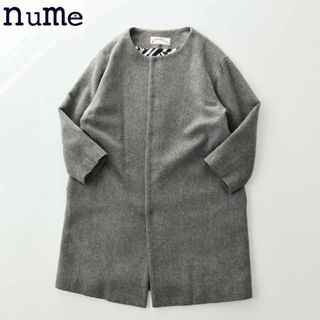 美品！パラスパレス 【nume】ソフトモッサノーカラーショートコート