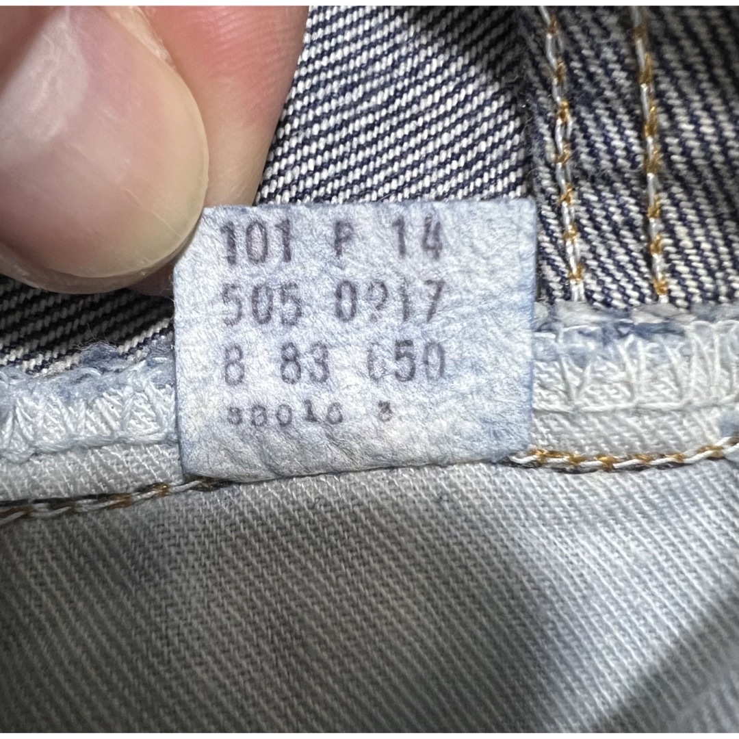 【ゴールデンサイズ】Levi’s 505 80年初期 旧5ボタン デッドストック