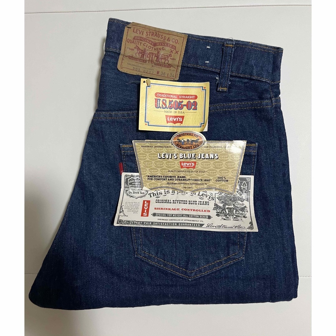 【ゴールデンサイズ】Levi’s 505 80年初期 旧5ボタン デッドストック | フリマアプリ ラクマ