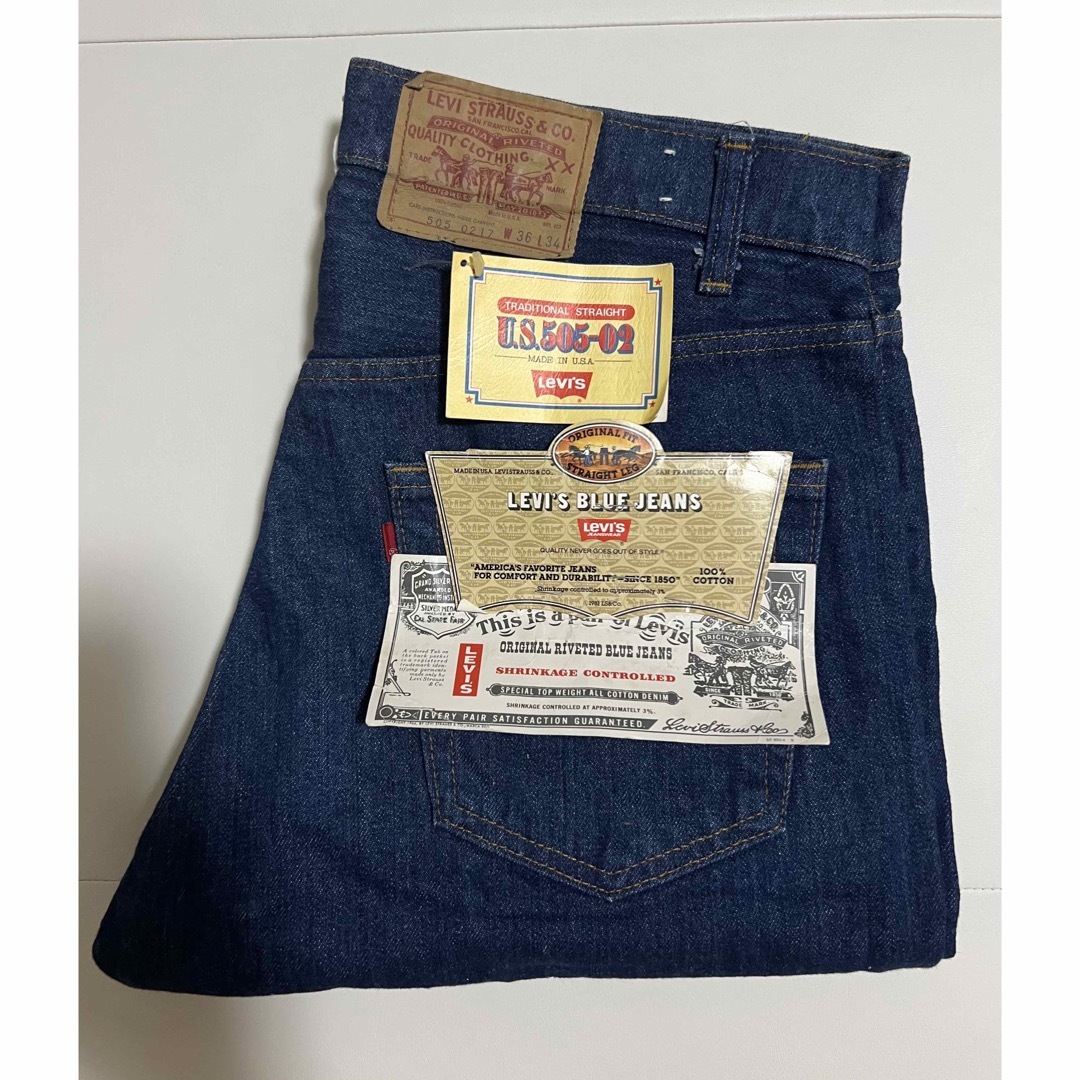 【ゴールデンサイズ】Levi’s 505 80年初期 旧5ボタン デッドストック