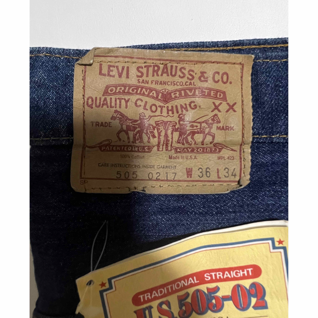 【ゴールデンサイズ】Levi’s 505 80年初期 旧5ボタン デッドストック