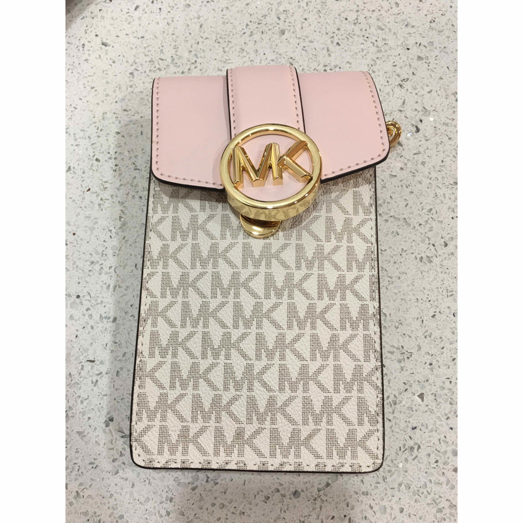 【新品】MICHAEL KORS ショルダーバッグ ピンク スマホ ミニ