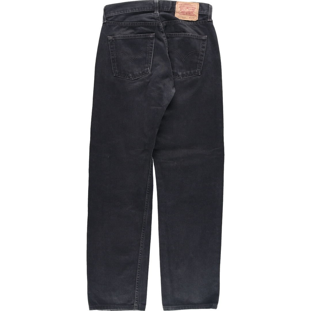 Levi's(リーバイス)の古着 リーバイス Levi's ユーロモデル 517 ブラックデニム ブーツカットデニムパンツ レディースL(w28) /eaa374547 レディースのパンツ(デニム/ジーンズ)の商品写真