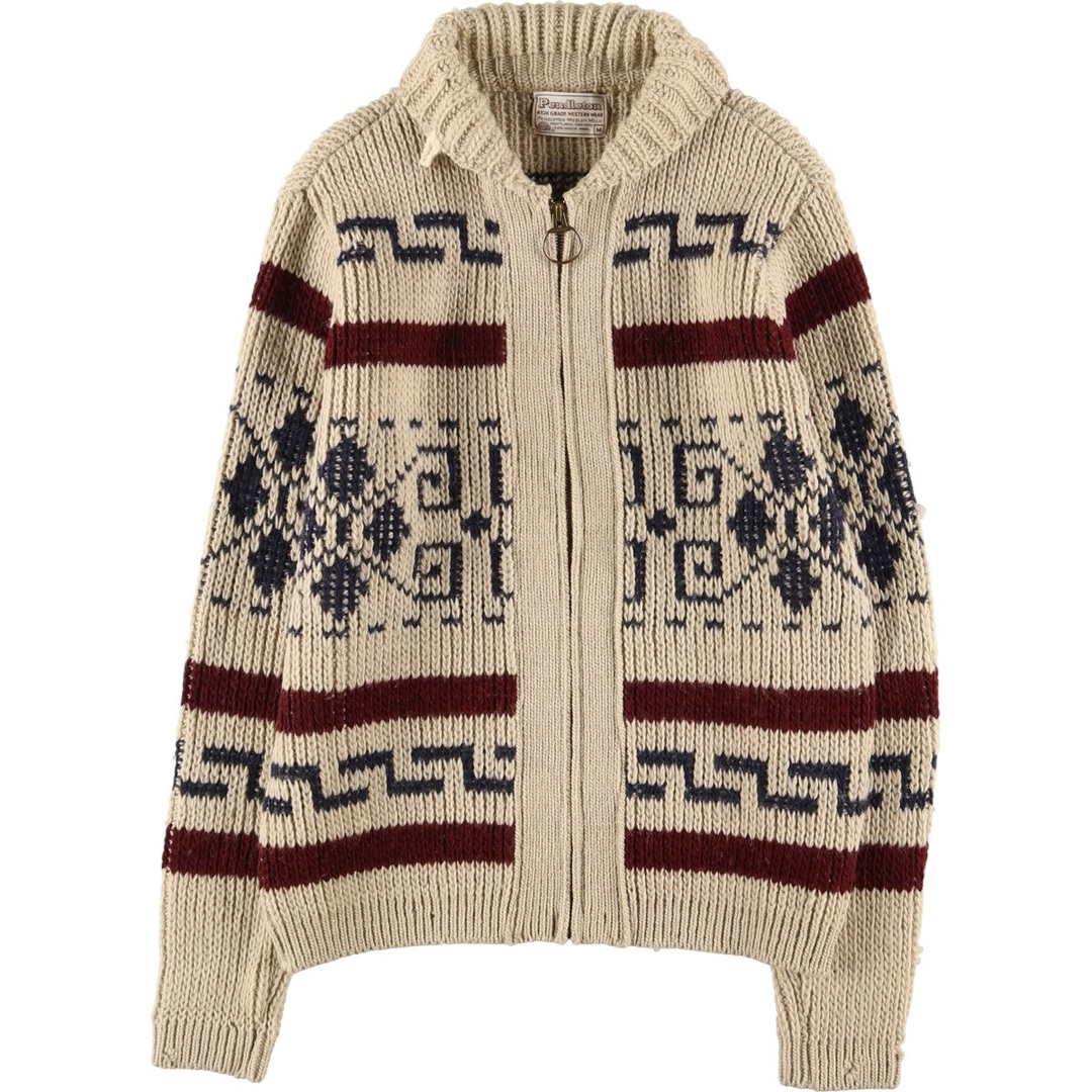 PENDLETON - 古着 80年代 ペンドルトン PENDLETON 総柄 カウチン