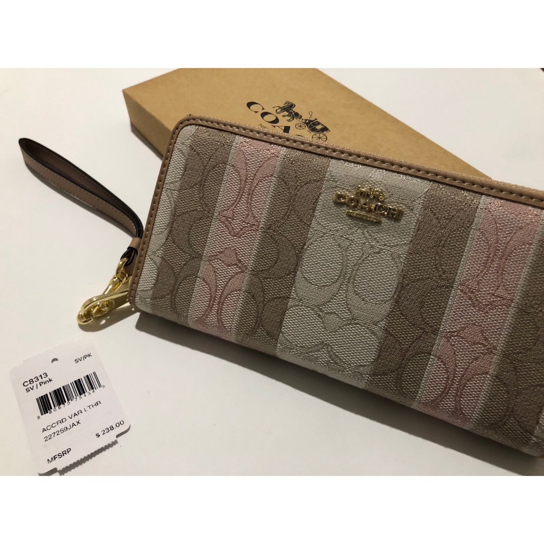 新品　coach コーチ　長財布　タフィーマルチ　C8313レディース