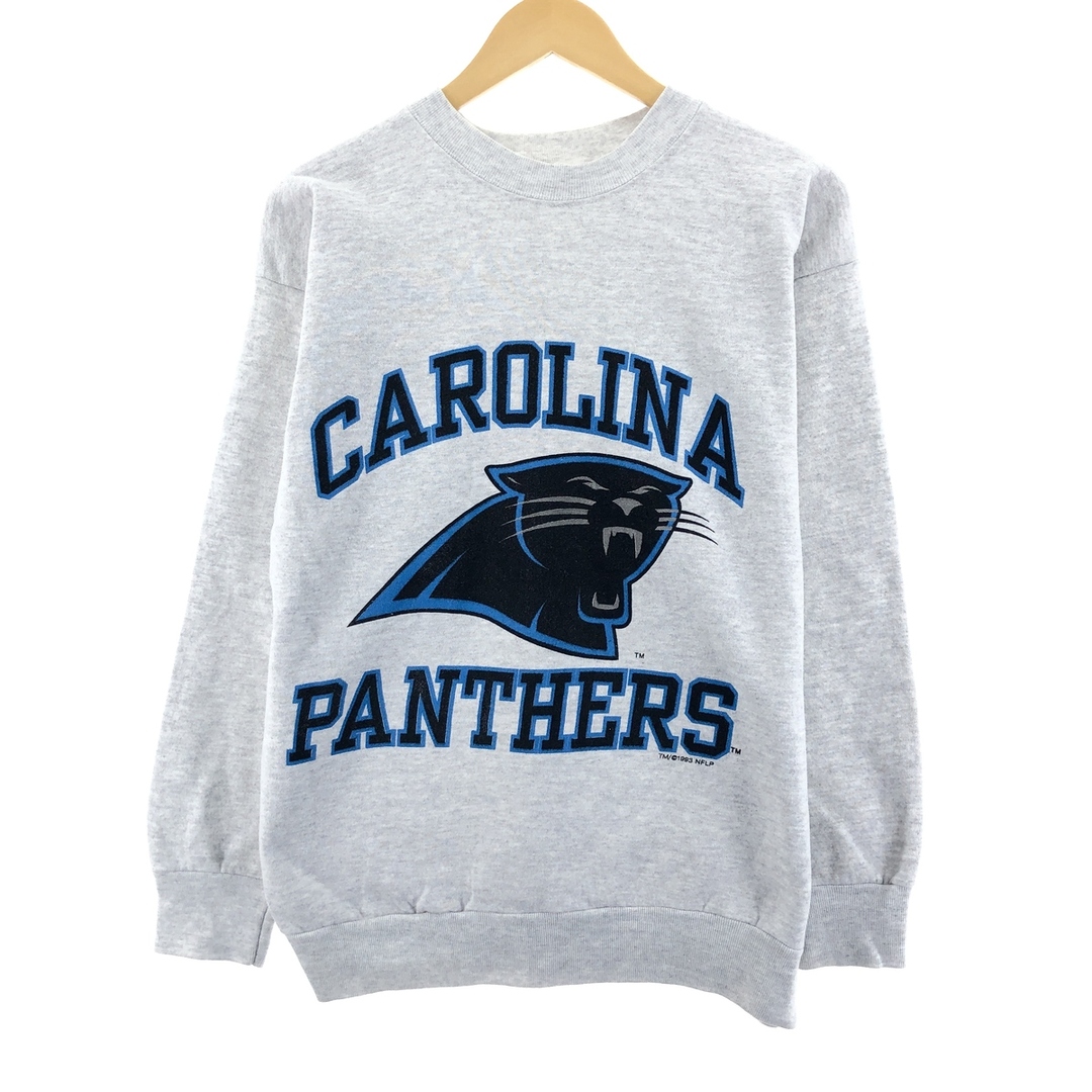 90年代 COMPETITOR NFL CAROLINA PANTHERS カロライナパンサーズ カレッジ キャラクタースウェットシャツ トレーナー USA製 メンズM ヴィンテージ /eaa377382