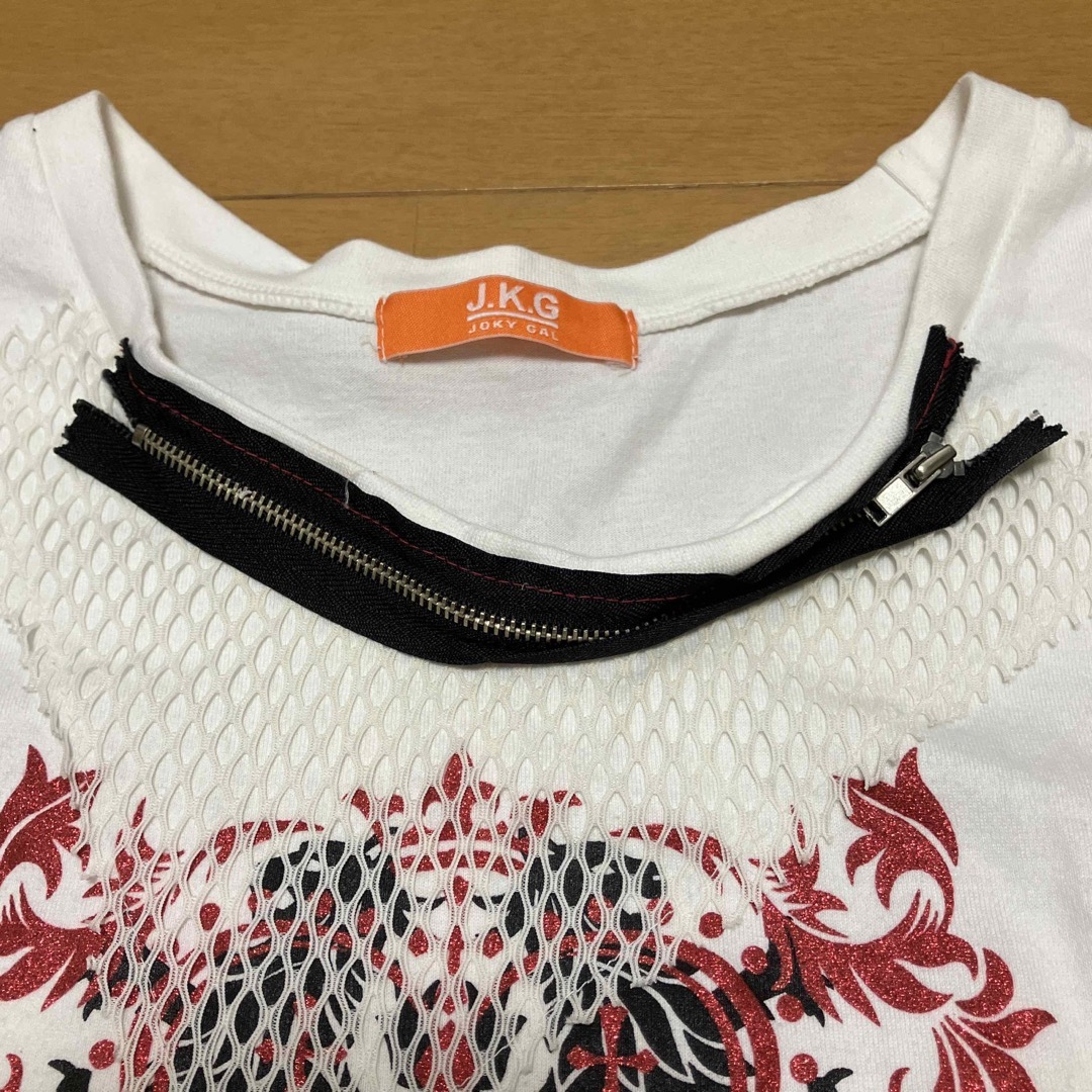 デザインTシャツ　ホワイト　JOKY GAL レディースのトップス(Tシャツ(半袖/袖なし))の商品写真