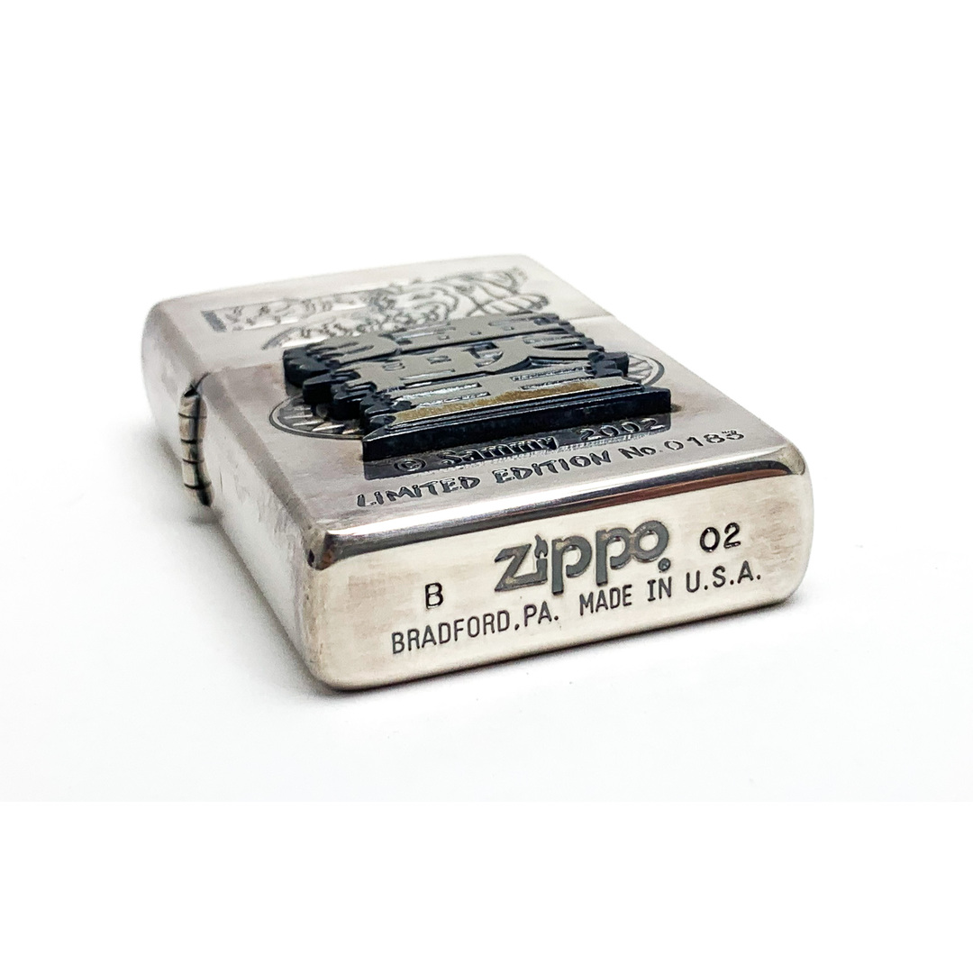 ZIPPO(ジッポー)のZIPPO ジッポ 猛獣王 LIMITED EDITION 限定品 ライター 2002年 マネークリップ・箱付き Sammy エンタメ/ホビーのコレクション(その他)の商品写真