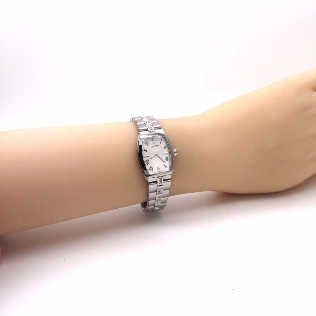 CREDOR - 【16Pダイヤモンド】SEIKO 'セイコー 時計' クレドールアクア