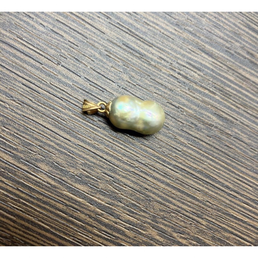 真珠　バチカン　K18刻印有　ペンダントトップ　付属品無