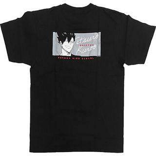 シュウエイシャ(集英社)の黒尾鉄朗 Tシャツ ブラック Lサイズ(キャラクターグッズ)