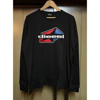 ディーゼル(DIESEL)のDIESEL  新品未使用　3XL  ロング　Tシャツ　ロンT　黒　ディーゼル(Tシャツ/カットソー(七分/長袖))