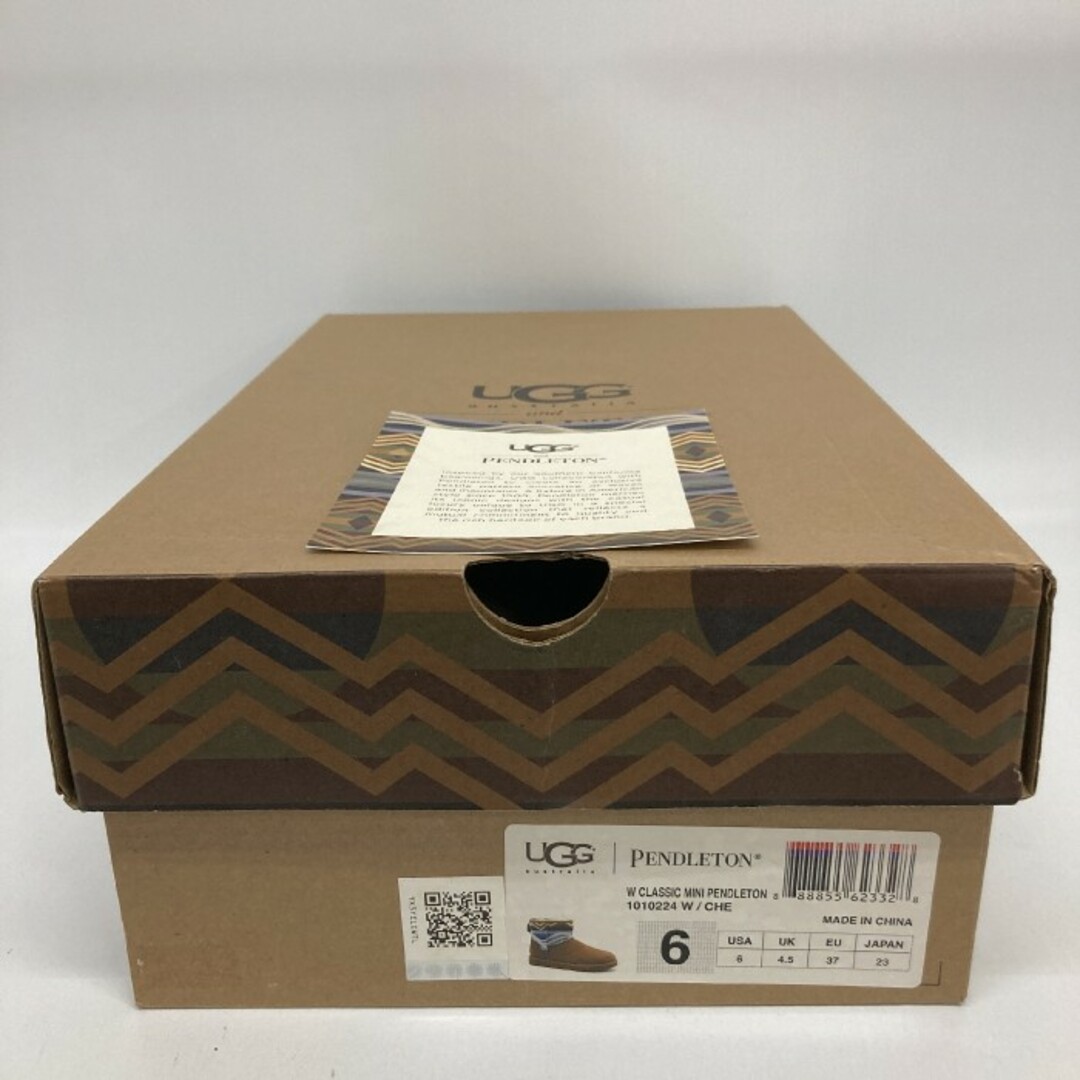 PENDLETON(ペンドルトン)の★UGG×PENDLETON アグ×ペンドルトン W CLASSIC ムートンブーツ 1010224 ブラウン size23cm レディースの靴/シューズ(ブーツ)の商品写真