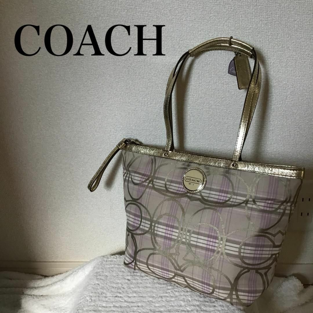 COACH - 美品✨COACH コーチ セミショルダーバッグ/トートバッグ