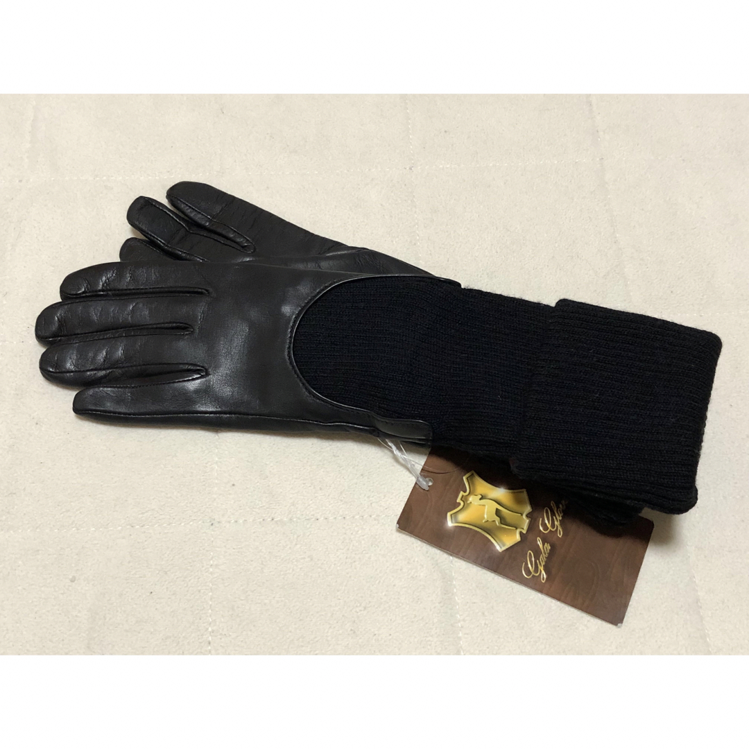 397新品GALA GLOVESガラグローブ羊革ニットコンビ手袋イタリア製 | フリマアプリ ラクマ