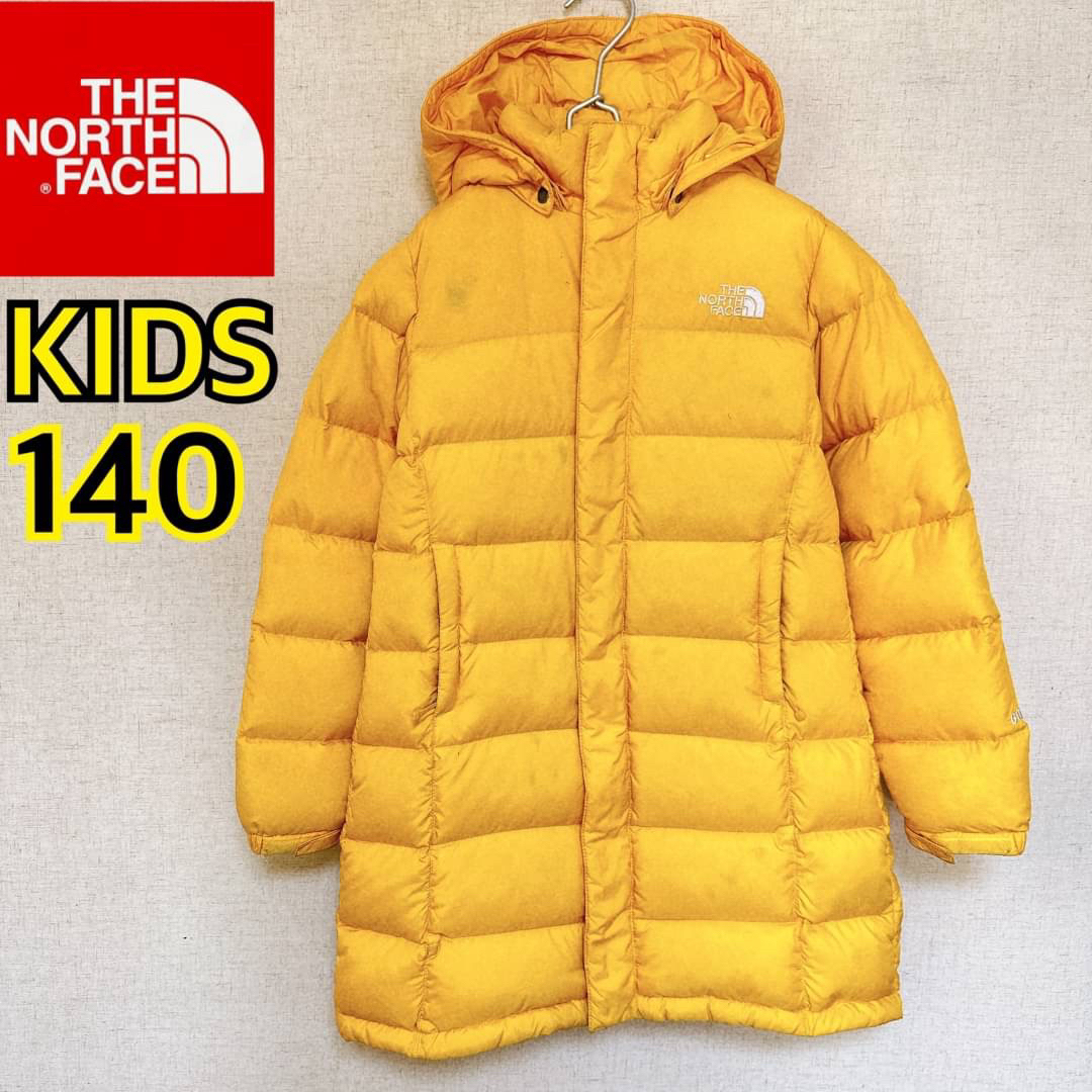 THE NORTH FACE(ザノースフェイス)のノースフェイス ロング ダウンジャケット 600フィル キッズ140 キッズ/ベビー/マタニティのキッズ服男の子用(90cm~)(ジャケット/上着)の商品写真