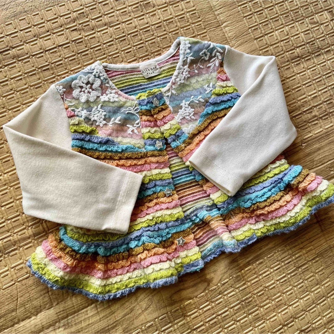 kid’s zoo(キッズズー)のキッズズー　カーディガン キッズ/ベビー/マタニティのキッズ服女の子用(90cm~)(カーディガン)の商品写真