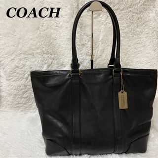 COACH - コーチ メトロポリタン トートバッグ 大容量 ビジネス A3 黒