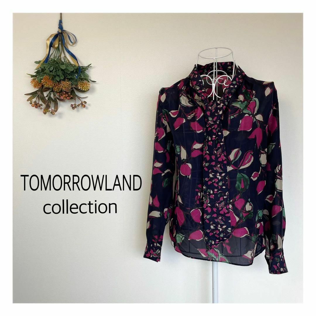 TOMORROWLAND - トゥモローランドコレクション シルクフラワープリント