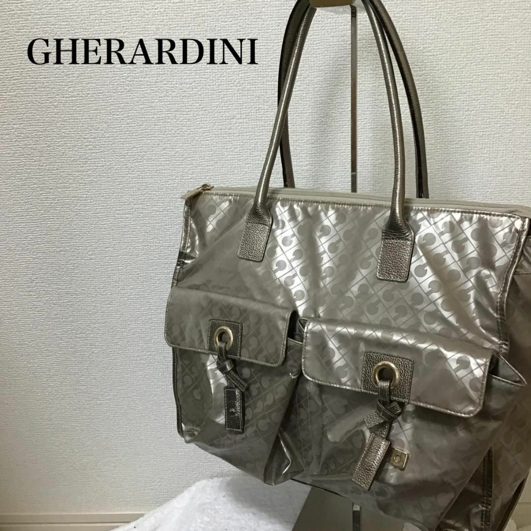 正規取扱店で購入✨超美品！GHERARDINI  ゲラルディーニ　リボン　トートバッグ