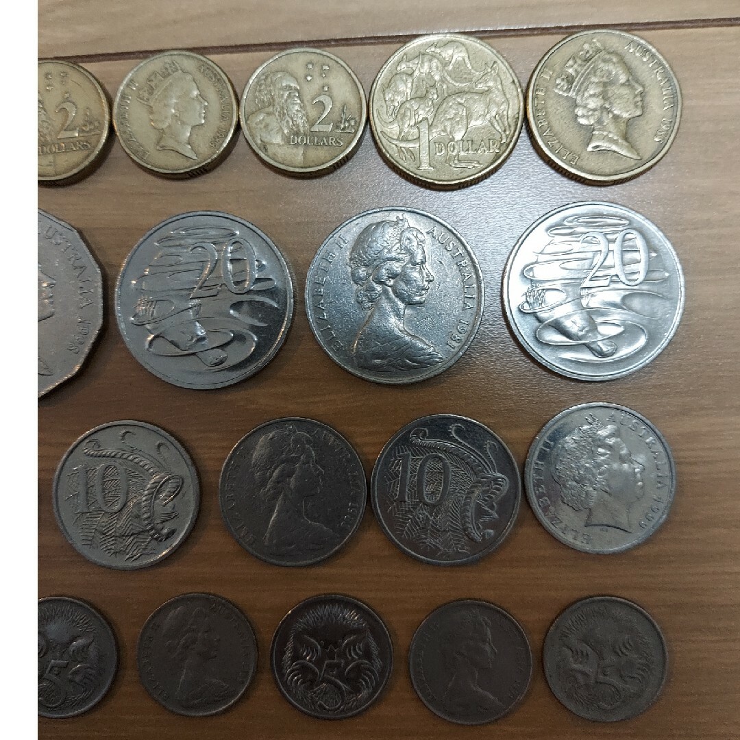 オーストラリア コイン エンタメ/ホビーの美術品/アンティーク(貨幣)の商品写真