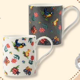 フェイラー 銀座三越伊勢丹ノベルティマグカップ