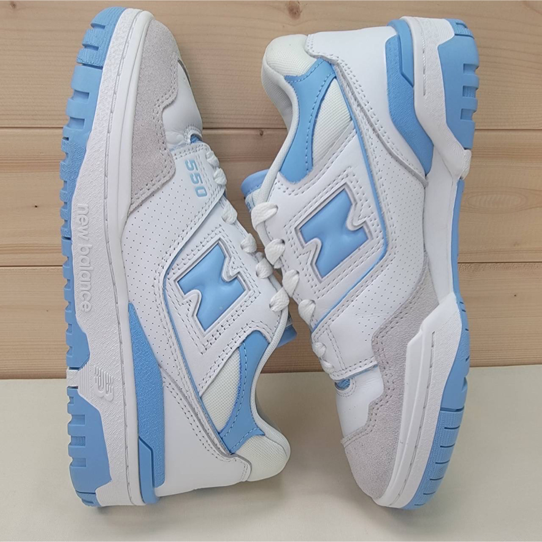 New Balance - ニューバランス BB550LSB ホワイト/ブルー 22.5 New Balance - ニューバランス BB550LSB ホワイト/ブルー 22.5