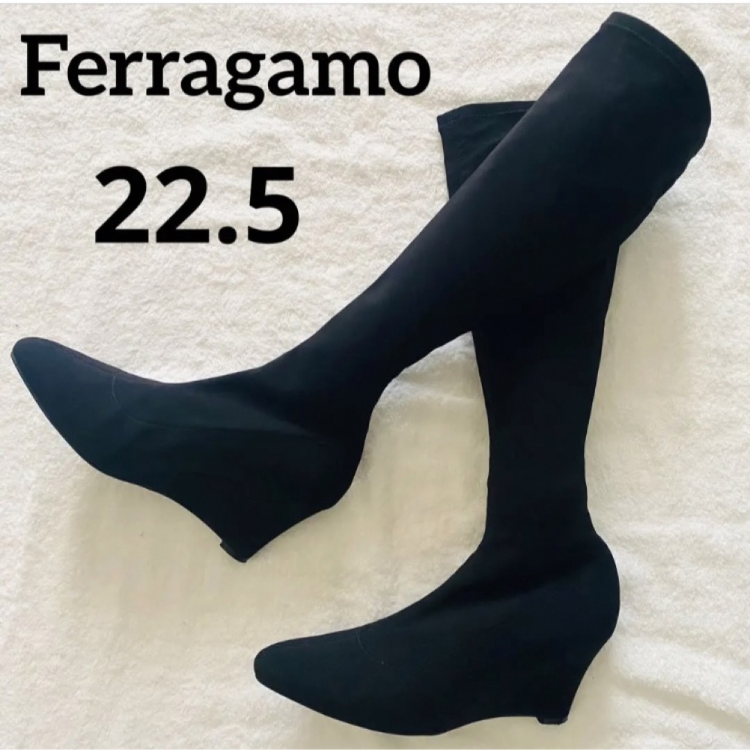 Ferragamo   スエードロングブーツ