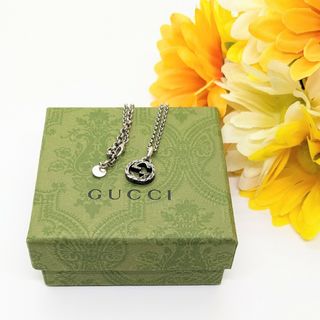 グッチ(Gucci)のグッチ SV925 アラベスク インターロッキングG ネックレス ダブルG(ネックレス)