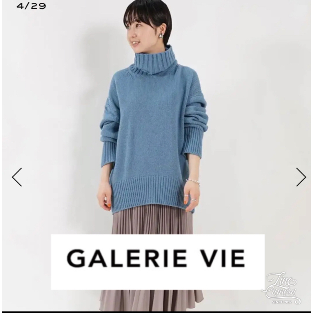 GALERIE VIE - 【美品】GALERIE VIE ファインウールタートルニット