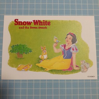 ディズニー(Disney)のスノー ホワイト Snow White スノウホワイト ディズニー ポストカード(キャラクターグッズ)