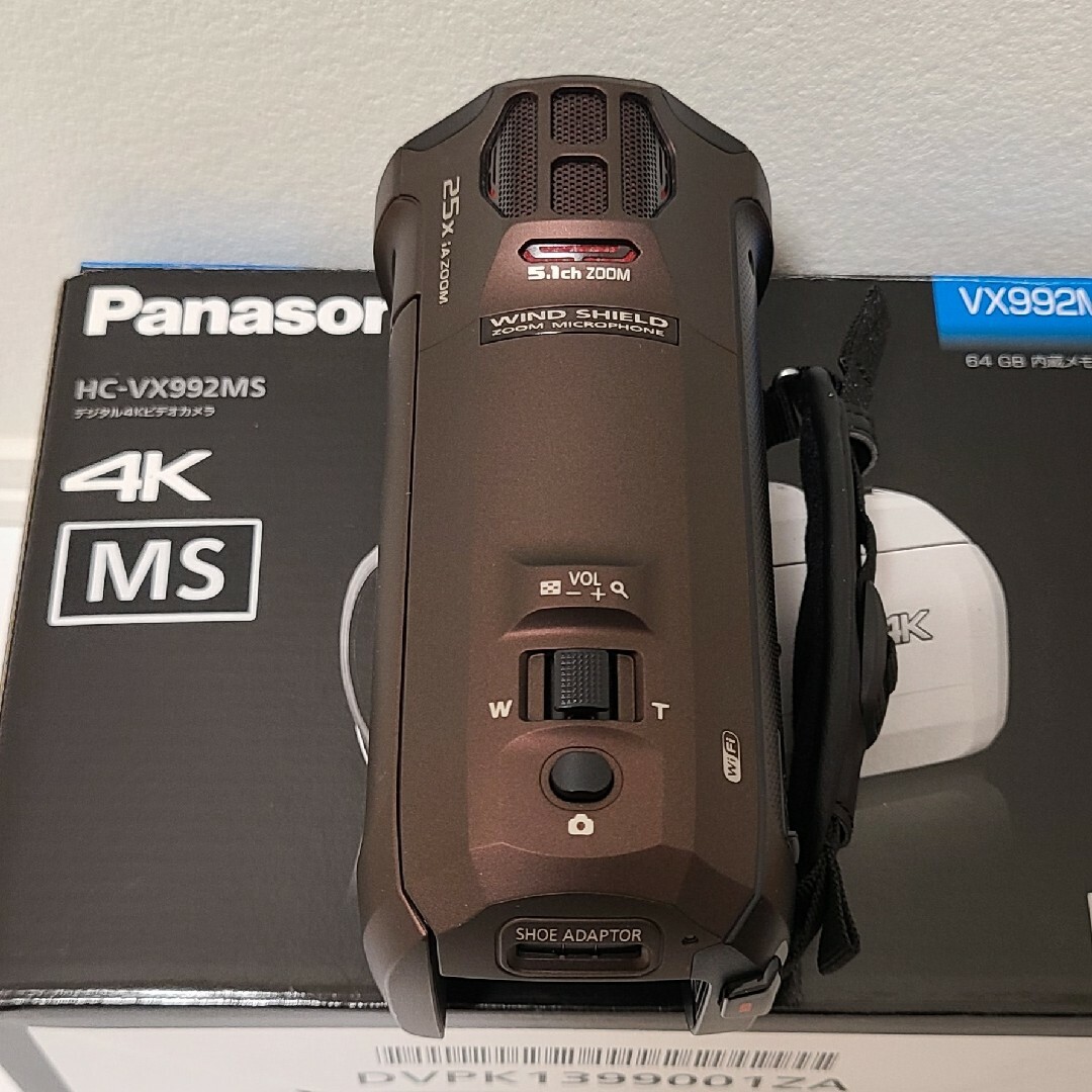 Panasonic(パナソニック)のパナソニック HC-VX992MS 4Kビデオカメラ 保証付 スマホ/家電/カメラのカメラ(ビデオカメラ)の商品写真