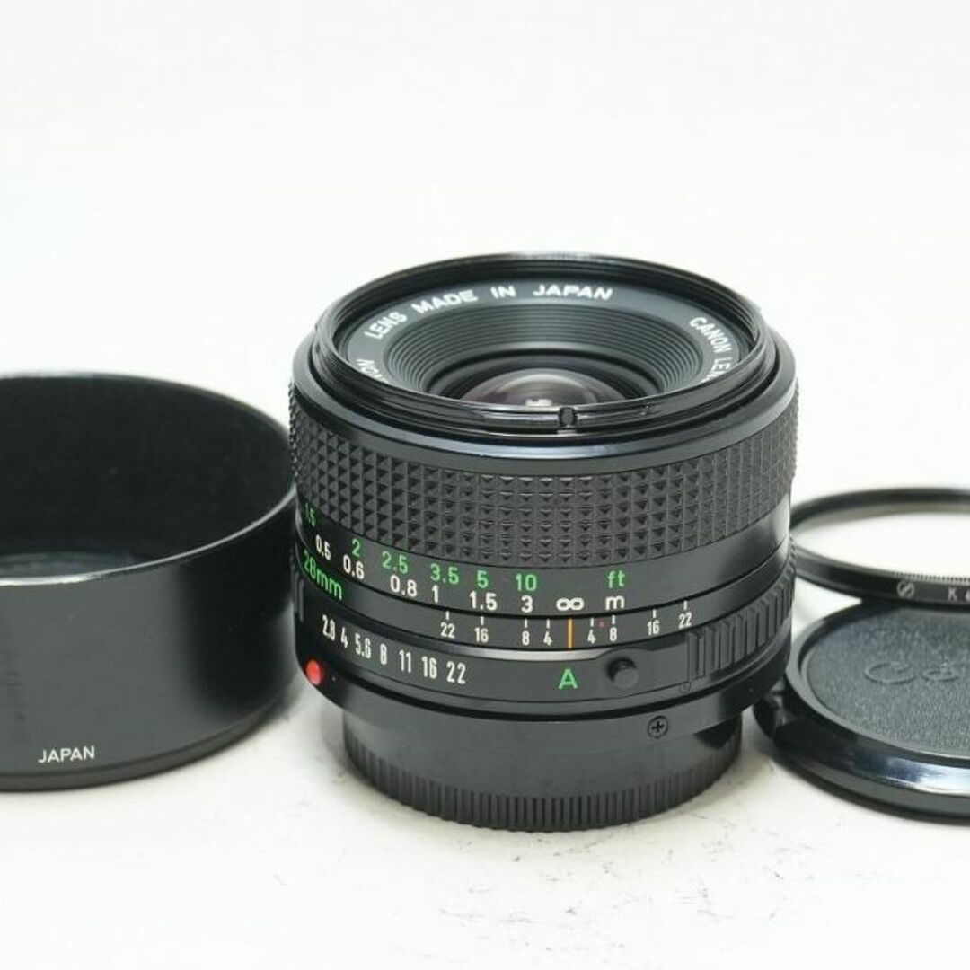 貴重キャノン用 広角 単焦点 Canon New FD 28mm F2.8 - レンズ(単焦点)