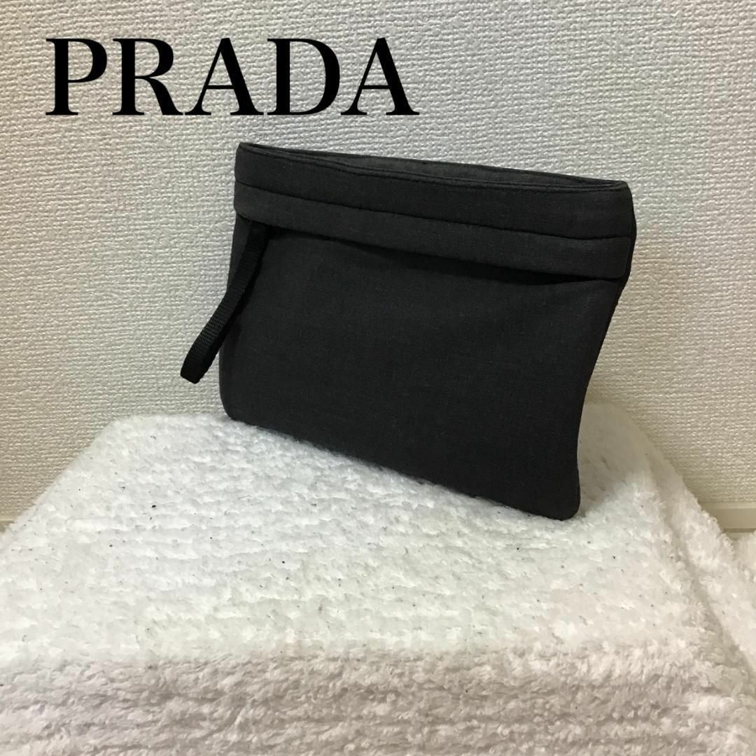 美品✨PRADA プラダ ハンドバッグ/ポーチ ブラック黒