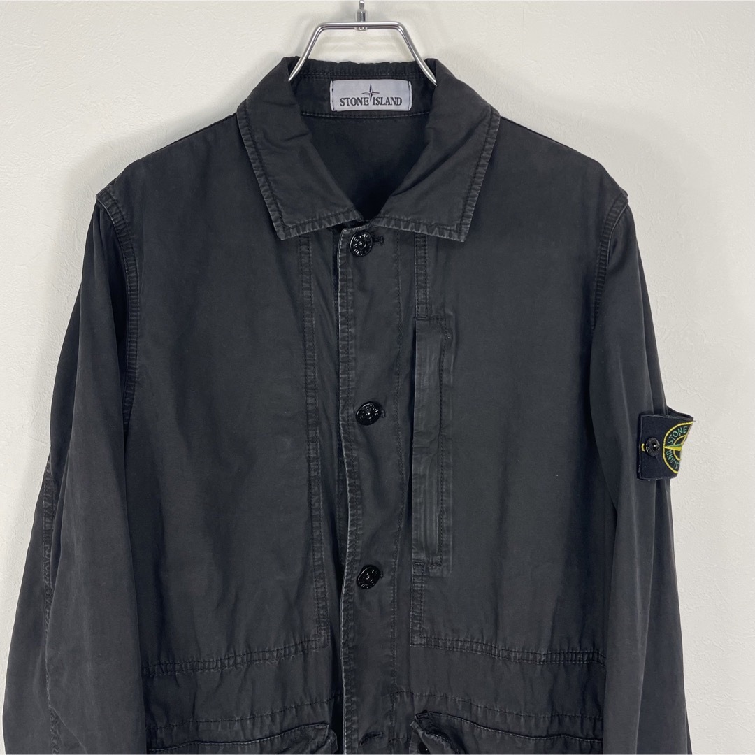 着丈69cm激レア！21SS STONE ISLAND “OLD EFFECT”JACKET - ブルゾン