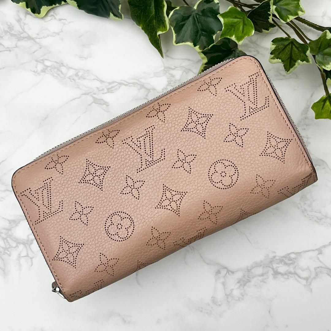 LOUIS VUITTON - ルイヴィトン マヒナ ジッピーウォレット 長財布